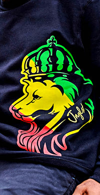 Jnglst Lion Black Summer Sweatshirt