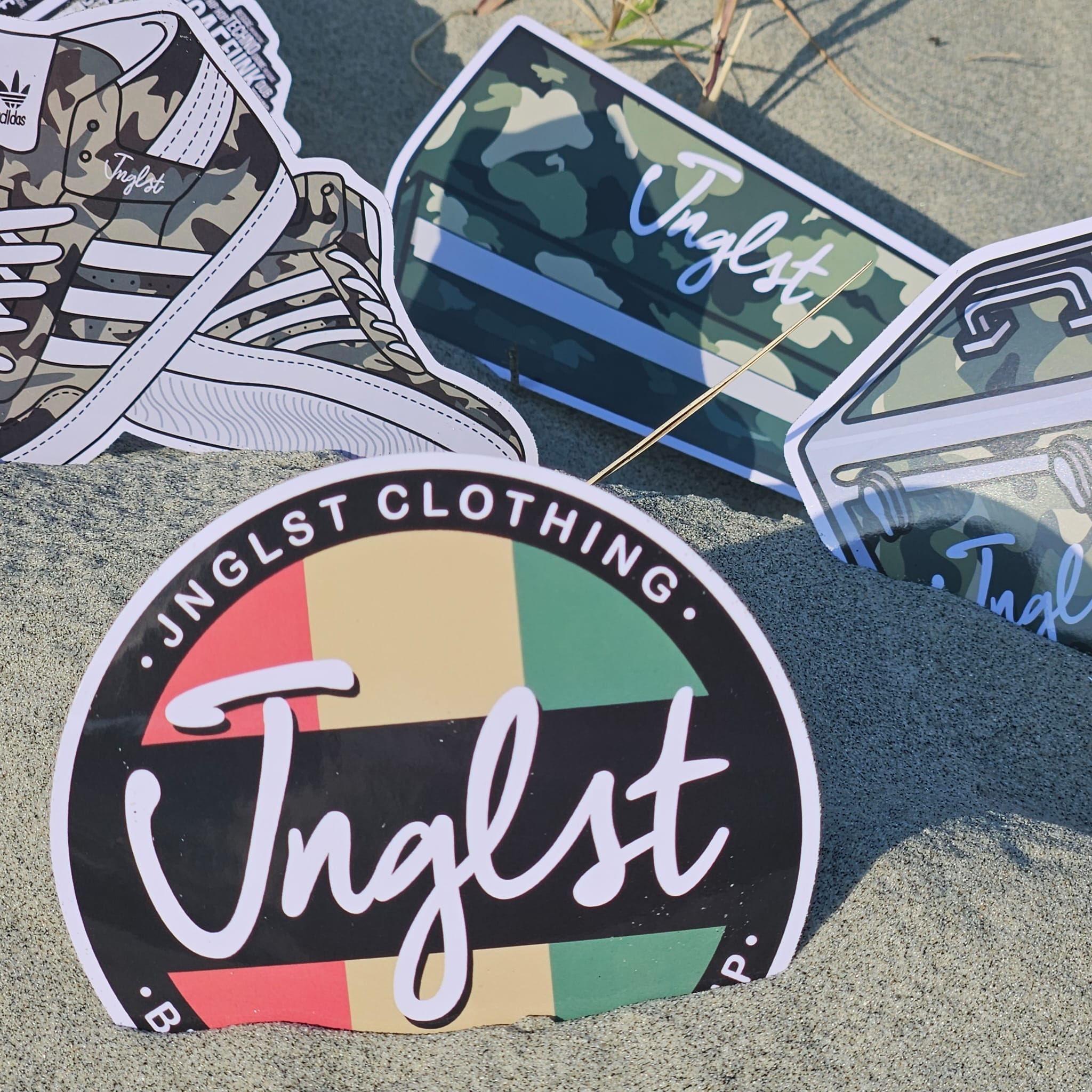 Junglist Sticker and Badge Set