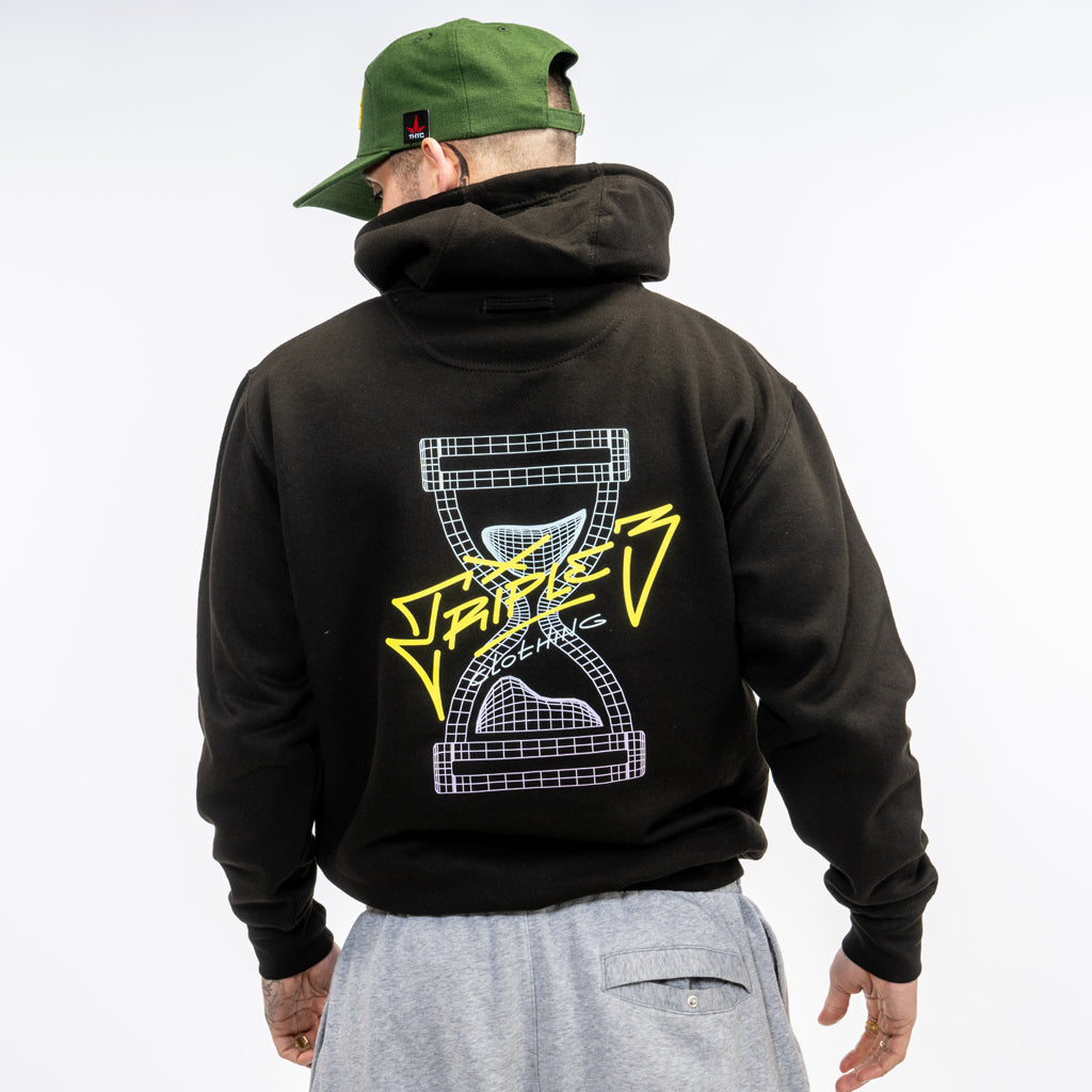 Wireframe Black Junglist Hoody