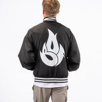 Born Outta Fire Varsity Jacket back