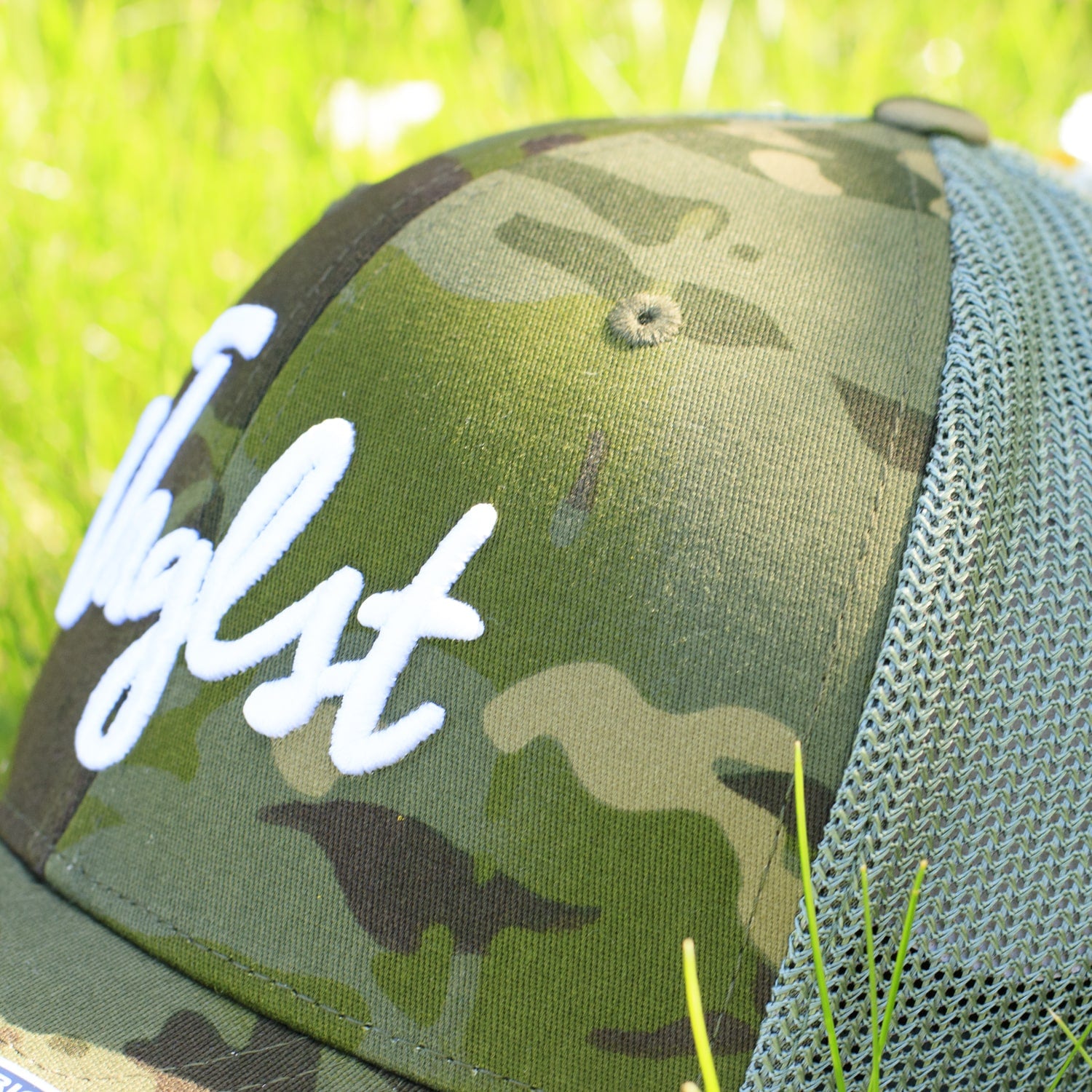 Camo Trucker Cap detail