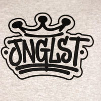 JNGLST print on grey hoody