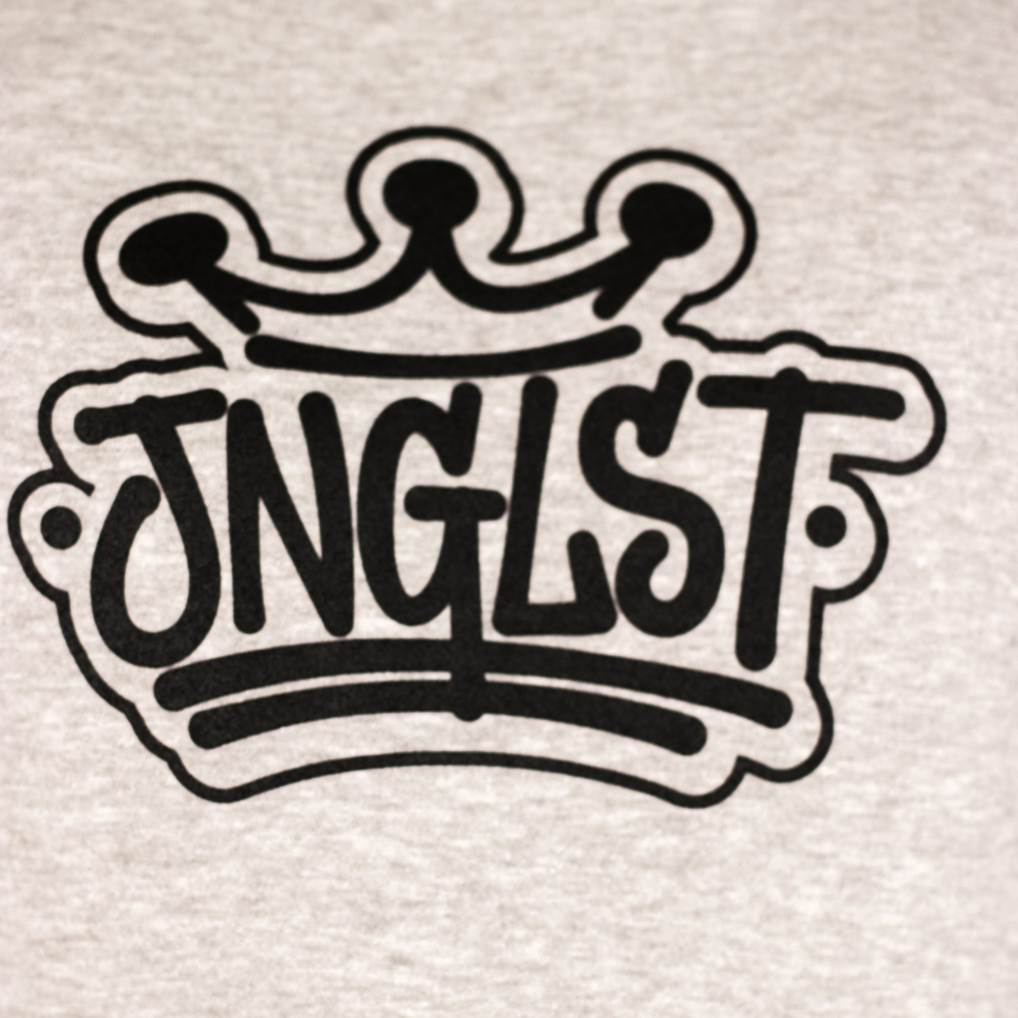 JNGLST print on grey hoody