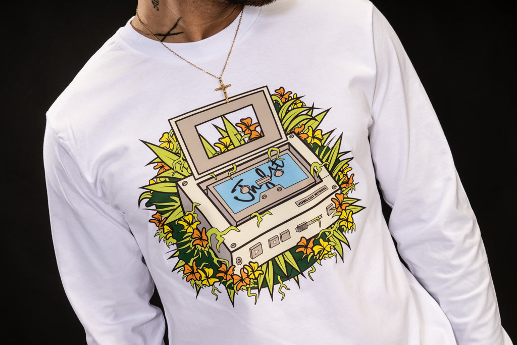 Jungle Walkman White Long Sleeve