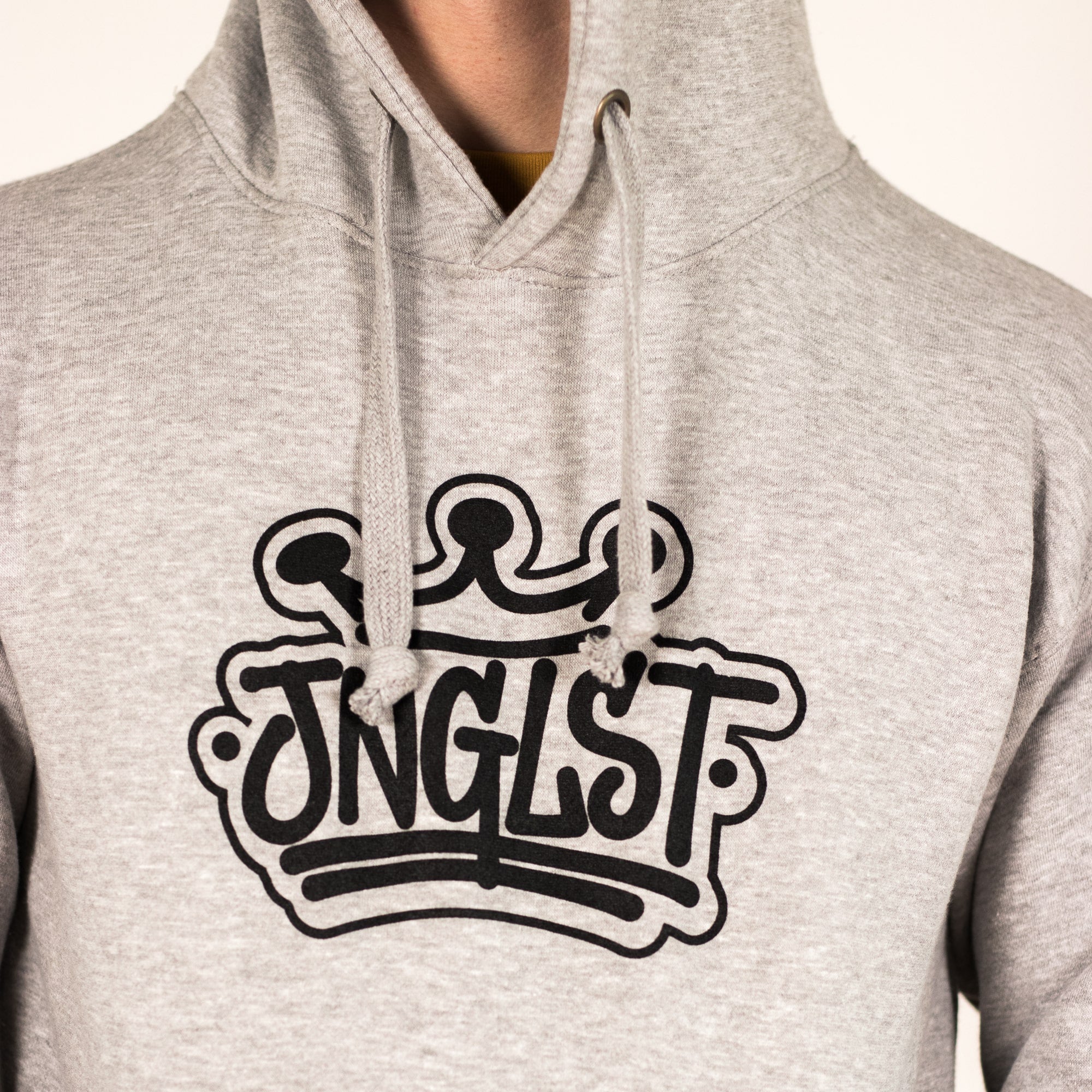 Grey Junglist Crown Hoody