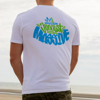 White T-Shirt front print