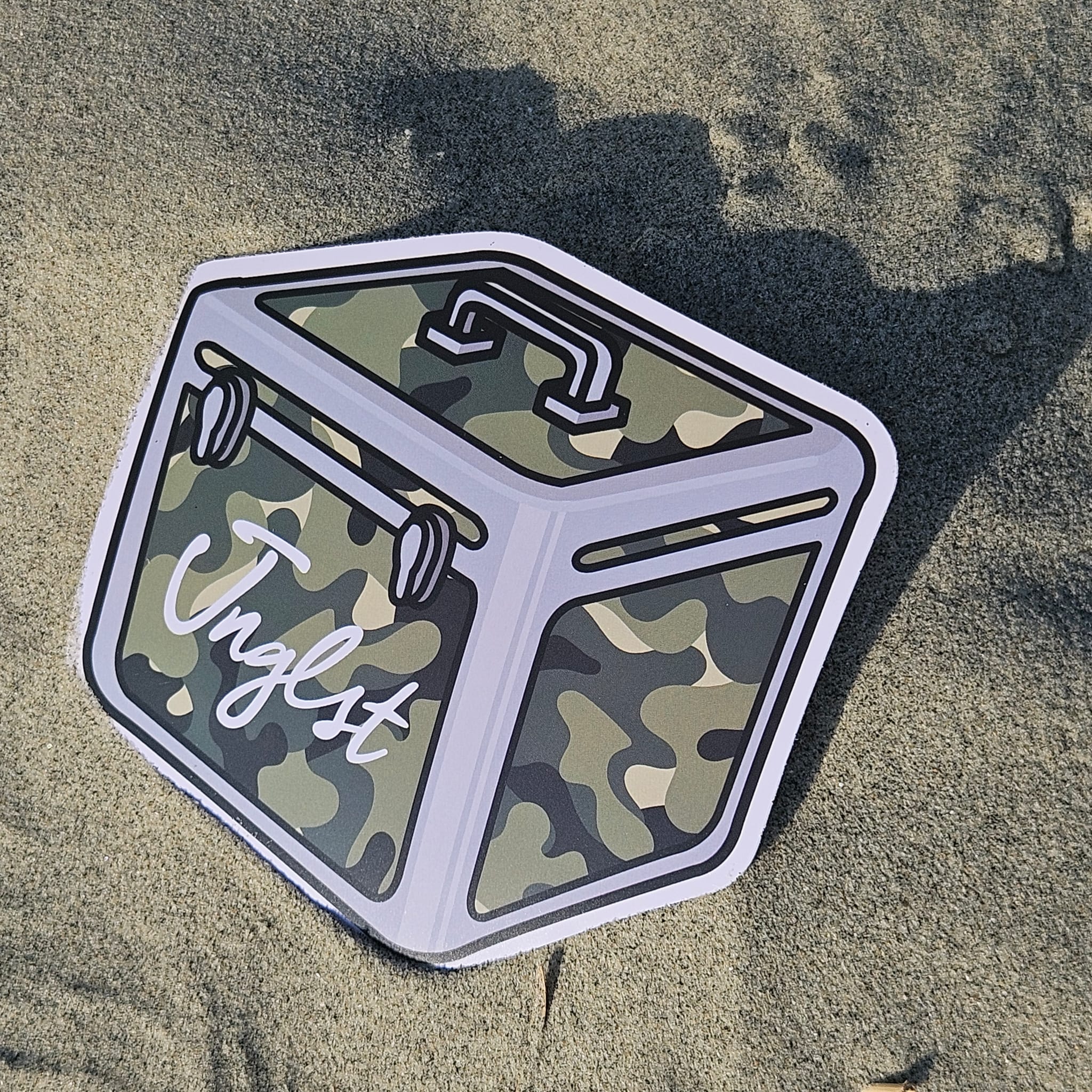 Junglist Camo Record Box Sticker