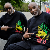 Jnglst Lion Black Summer Sweatshirt
