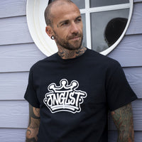 Black Junglist Old Skool Crown T-Shirt