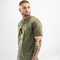 khaki green junglist t shirt from yardrock