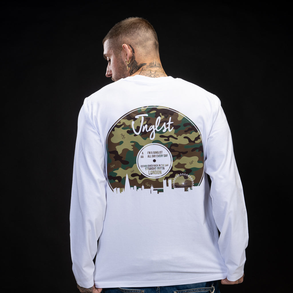 London All Day Junglist T Shirt Back Print