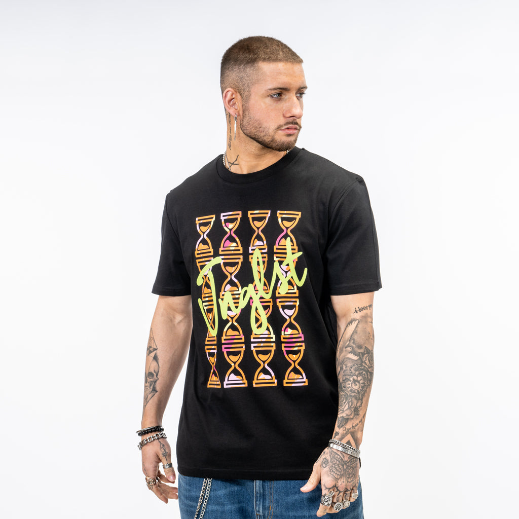 Orange Hourglass Collab T Shirt