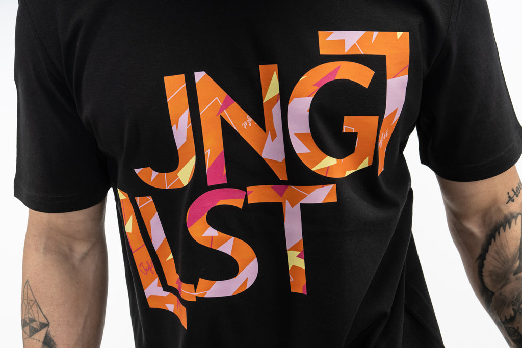 Orange Junglist Design Close up Detail