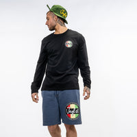 Blue Junglist Roots Up Sweat Shorts