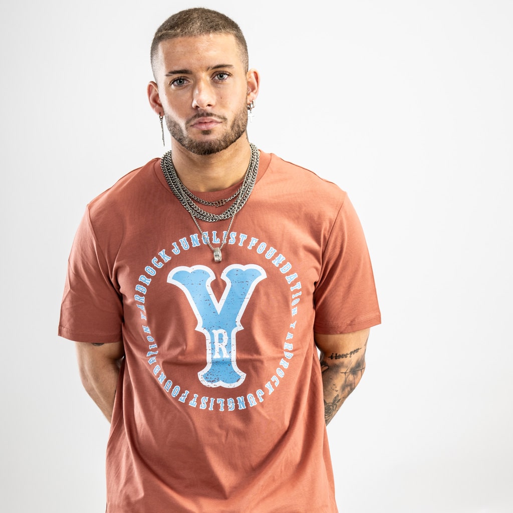 Rust YR vintage Sky Blue T Shirt