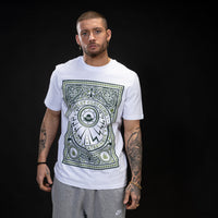 White Skate Life with Green Printing