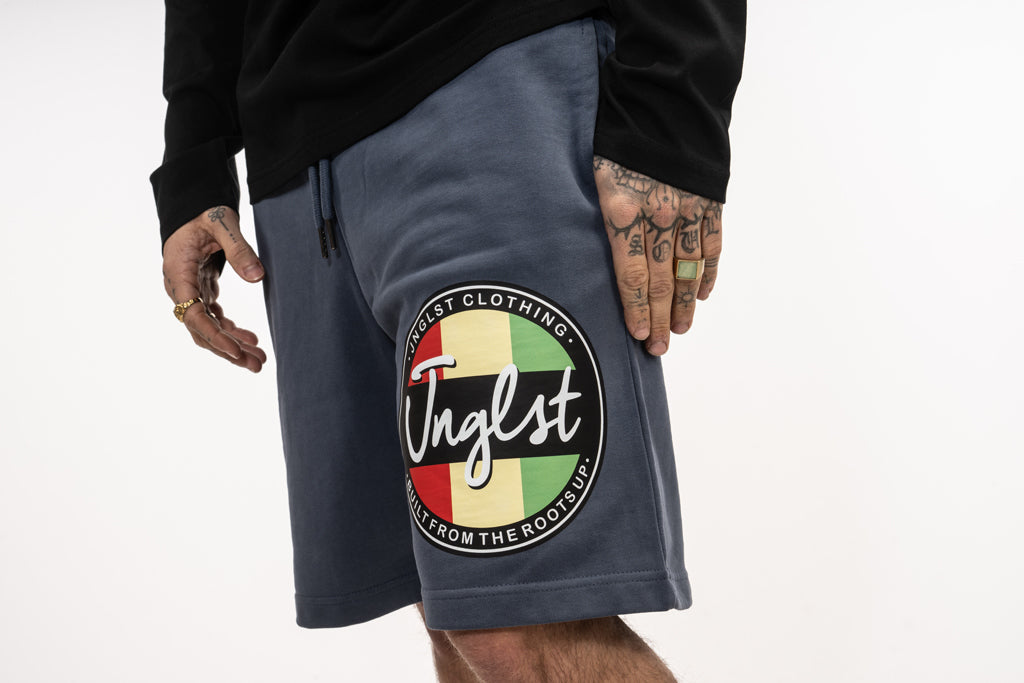 Roots Up Junglist On Blue Short Leg