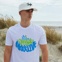 Model Wearing Junglist Massive T Shirt