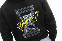 Black Wireframe Hoody Back Print