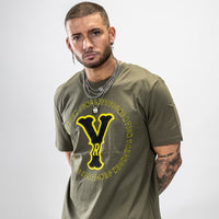 Khaki Junglist Yardrock vintage YR tee