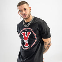 Black Yardrock YR Red Tee