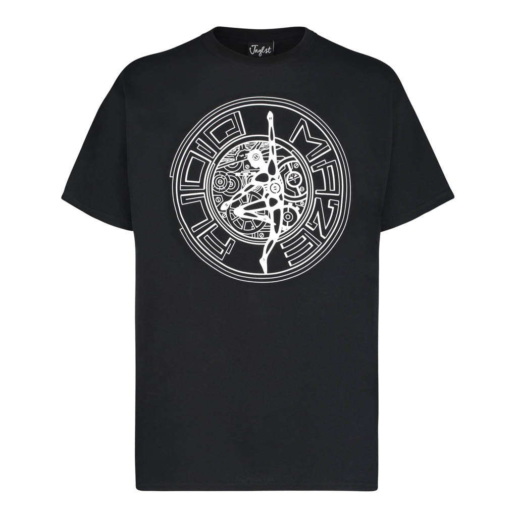 Audio Maze Cog Black T-Shirt