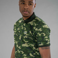 Green Polo Shirt for Junglists