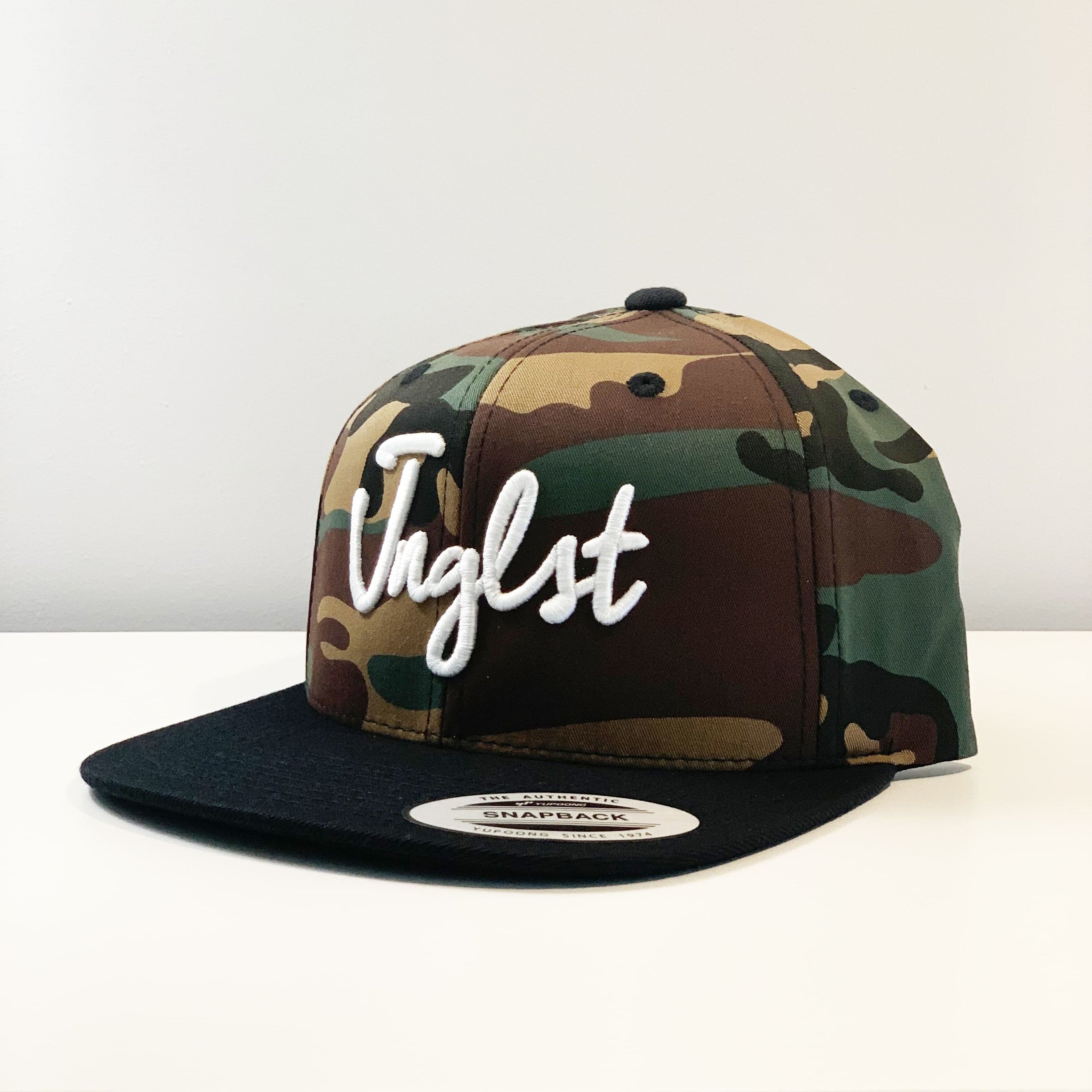 Junglist 2tone Camo Snapback with Black Visor