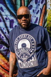All Day Every Day Navy Blue T-Shirt - Classic Design