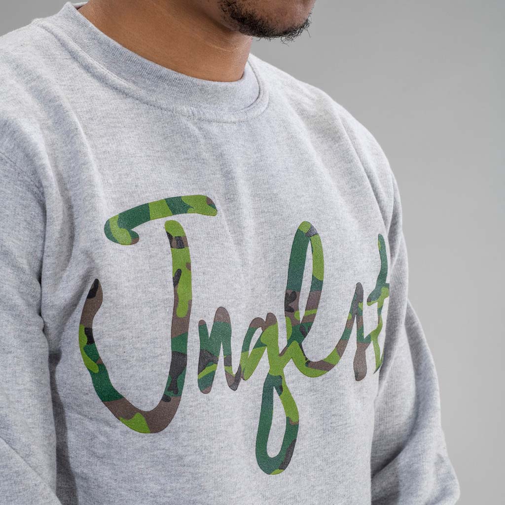 Jnglst Camo Sweatshirt in Grey
