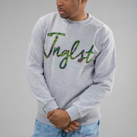 Jnglst Grey Sweatshirt with Full camo print
