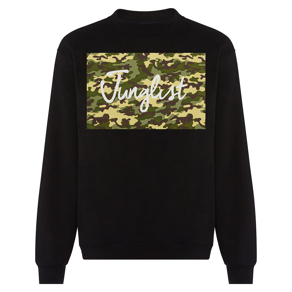 Black Junglist Camo Block Sweatshirt