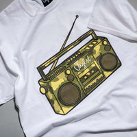 White Ghetto Junglist Blaster Close up