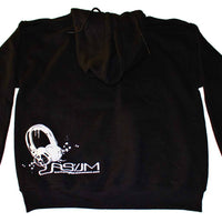 Black JM Hoodie back