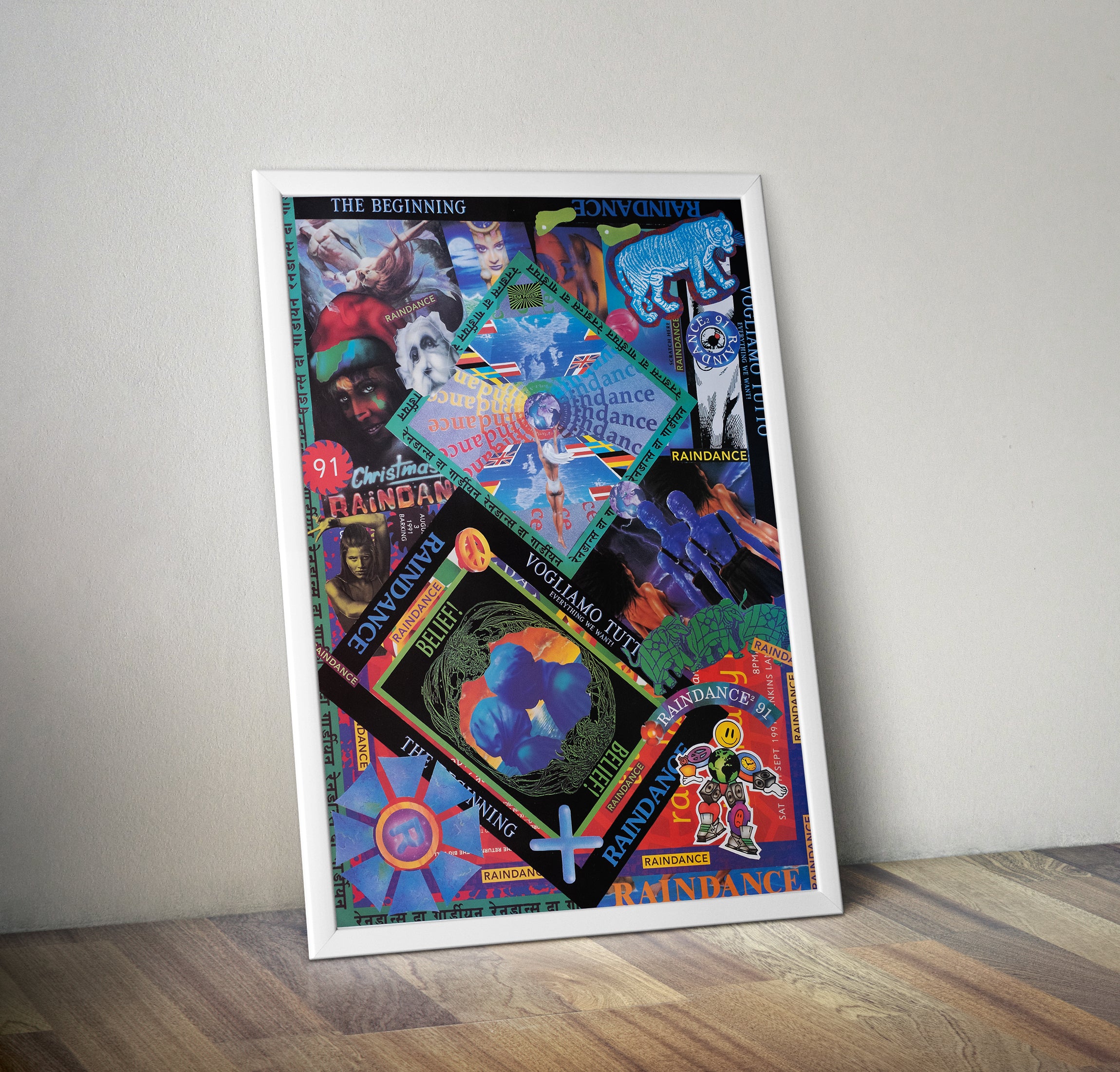 PEZ Raindance Collage Art Print