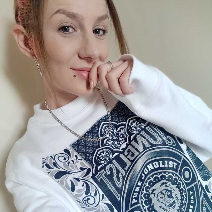 Pure Junglist Sweatshirt White