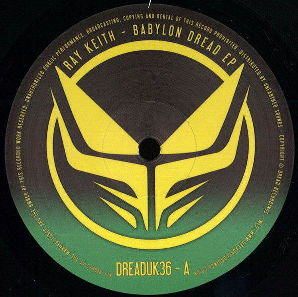 Ray Keith – Babylon Dread EP - Double 12" Vinyl