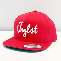 Jnglst Red 3D Embroidered Snapback