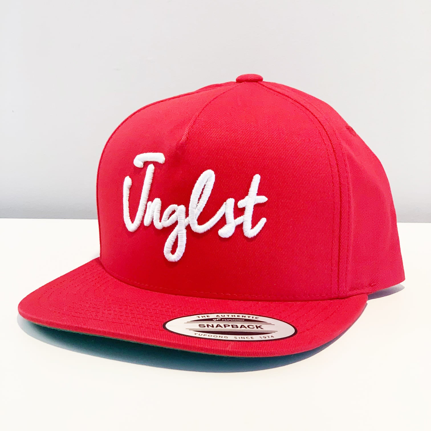 Jnglst Red 3D Embroidered Snapback