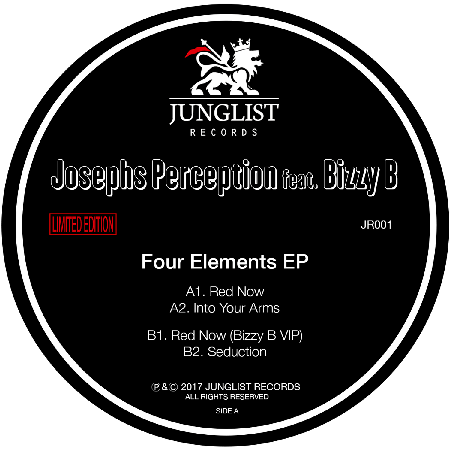 Junglist Records Joseph's Perception feat Bizzy B - 12" Vinyl