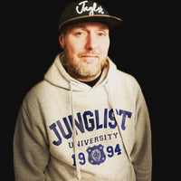 Junglist University Grey Pullover Hoody