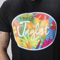 Hawaiian Black Junglist T Shirt for Summer Ravers