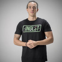 Junglist Black Boxed Camo Black T Shirt