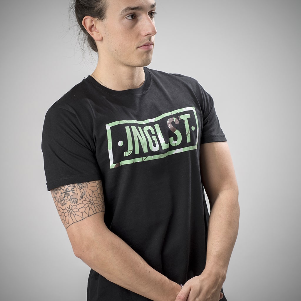 Junglist Camo T Shirt for Drum and Bass Ravers