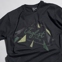 Close up of Junglist Black Meteor Tee
