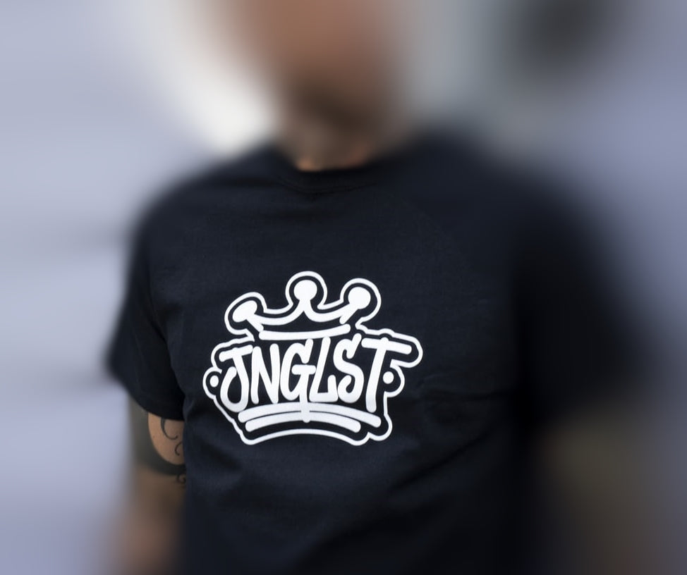 Black Junglist Old Skool Crown T-Shirt