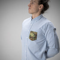 Oxford Shirt Button Up with Junglist Detail