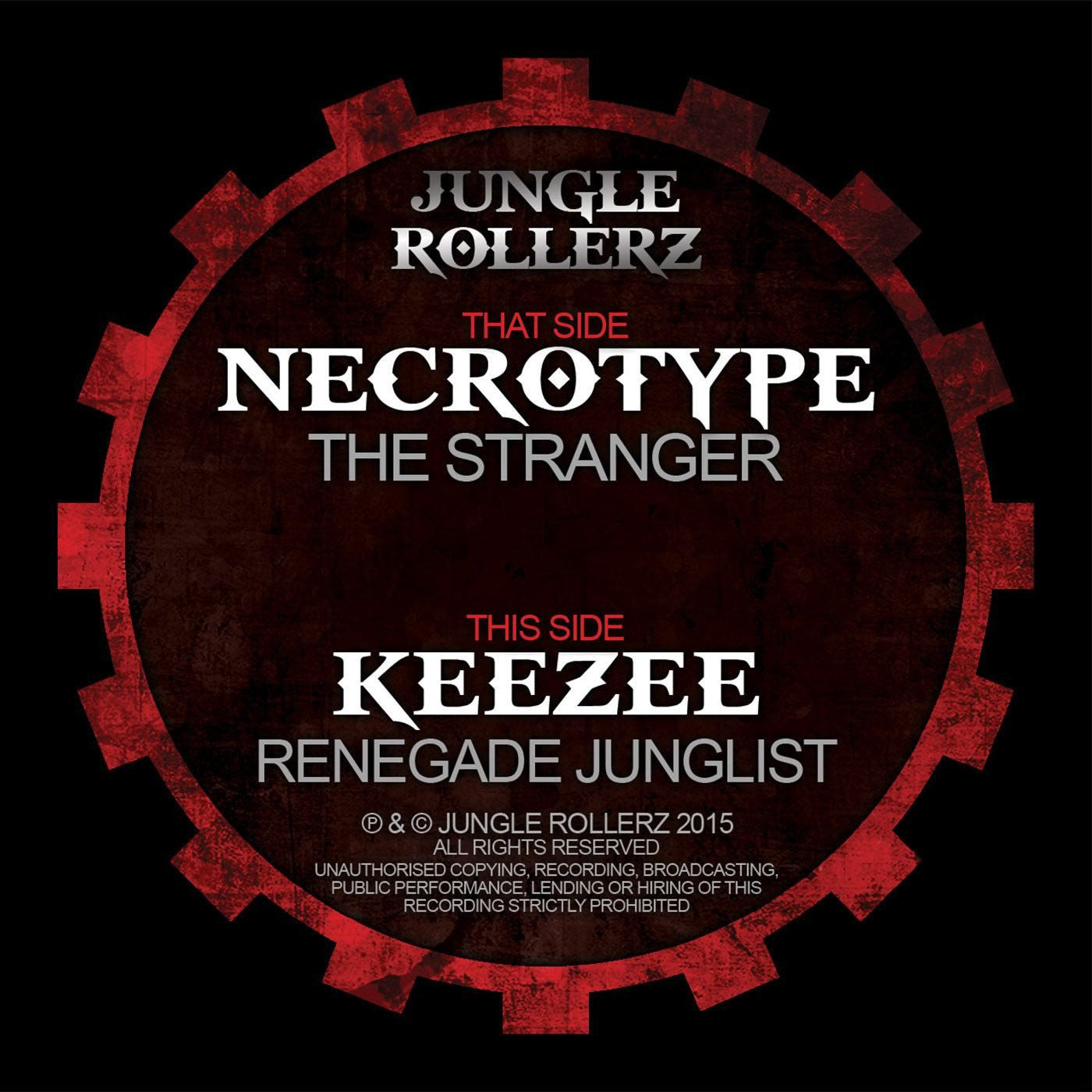 Jungle Rollers - Necrotype - The Stranger - 12" vinyl