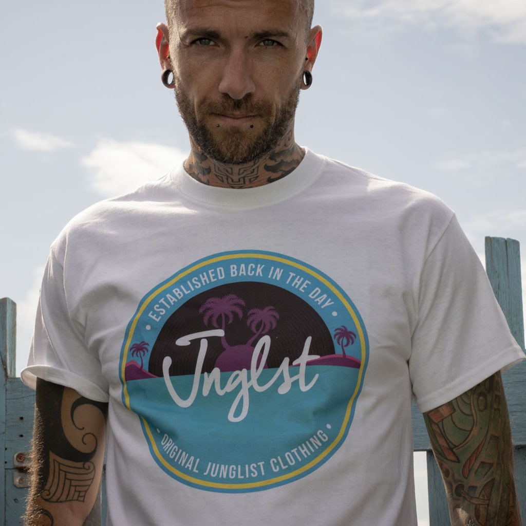 Tropical Junglist White T-Shirt