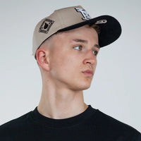 Yardrock x Born Outta Fire 5-Panel Cap - Beige